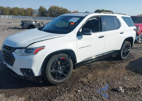 2021 Chevrolet Traverse Fwd Premier из США, поврежденный, VIN 1GNERKKW4MJ211461